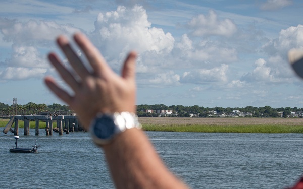 NIWC Atlantic Launches USV on Transatlantic Crossing