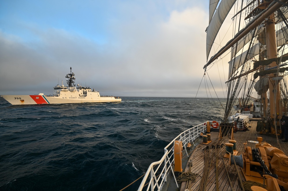 Coast Guard Cutter Eagle completes phase two training cycle