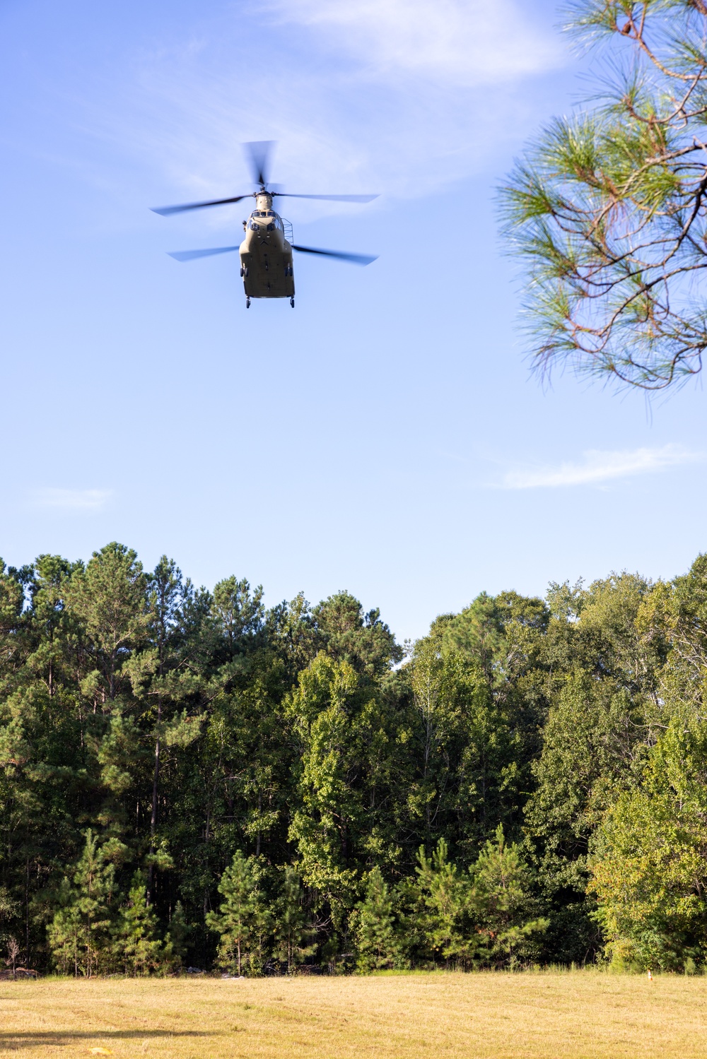 Chinook Comes in for Landing