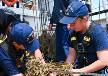 Coast Guard Cutter Eagle completes phase two training cycle