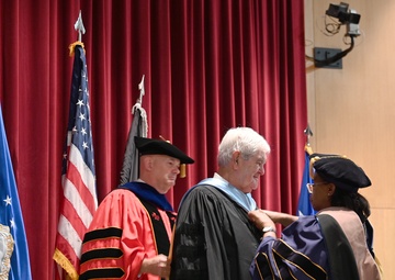 Gingrich received honorary doctorate from Air University