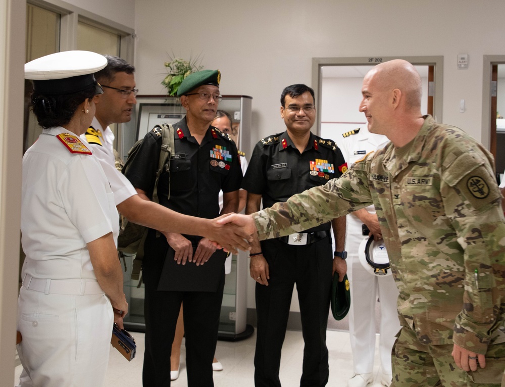Tripler showcases military medical capabilities to India delegation