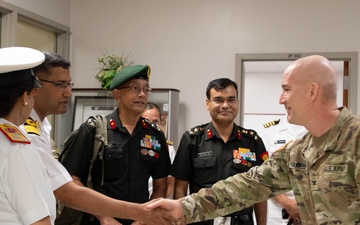 Tripler showcases military medical capabilities to India delegation
