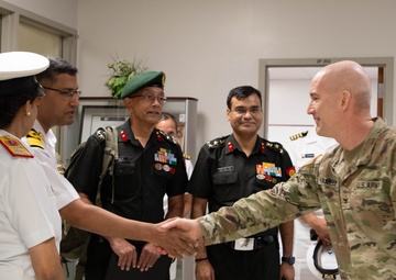 Tripler showcases military medical capabilities to India delegation