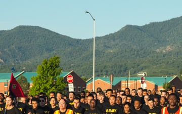 4th Special Troops Battalion Conducts Company Run