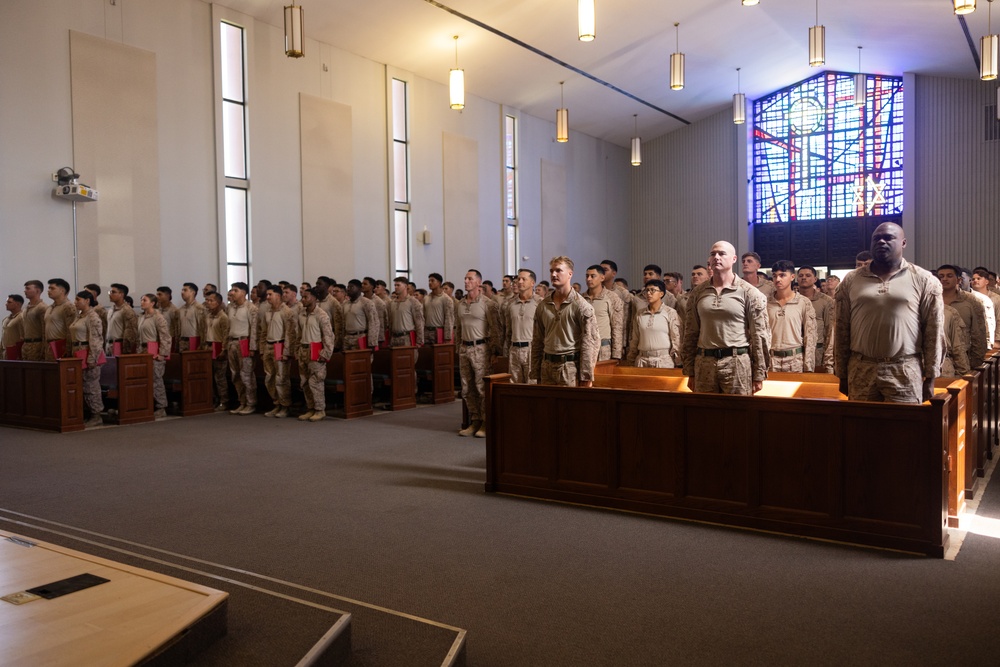 JTF-SB Marines conduct a Corporals Course graduation