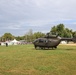 Iowa National Guard UH-72 Lakota prepares for takeoff at Wall of Remembrance Ceremony