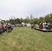 Attendees gather for Wall of Remembrance Ceremony in Solon, Iowa