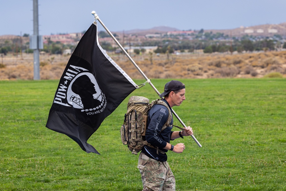 Edwards AFB POW/MIA ruck march