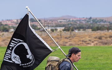 Edwards AFB POW/MIA ruck march