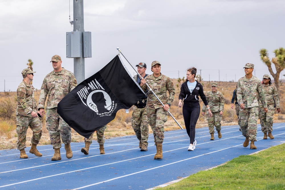 Edwards AFB conducts POW/MIA ruck march