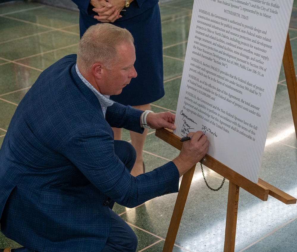 Toledo, Ohio Environmental Infrastructure Project Partnership Agreement Signing