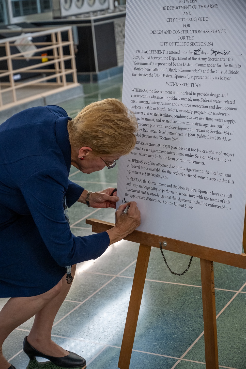 Toledo, Ohio Environmental Infrastructure Project Partnership Agreement Signing