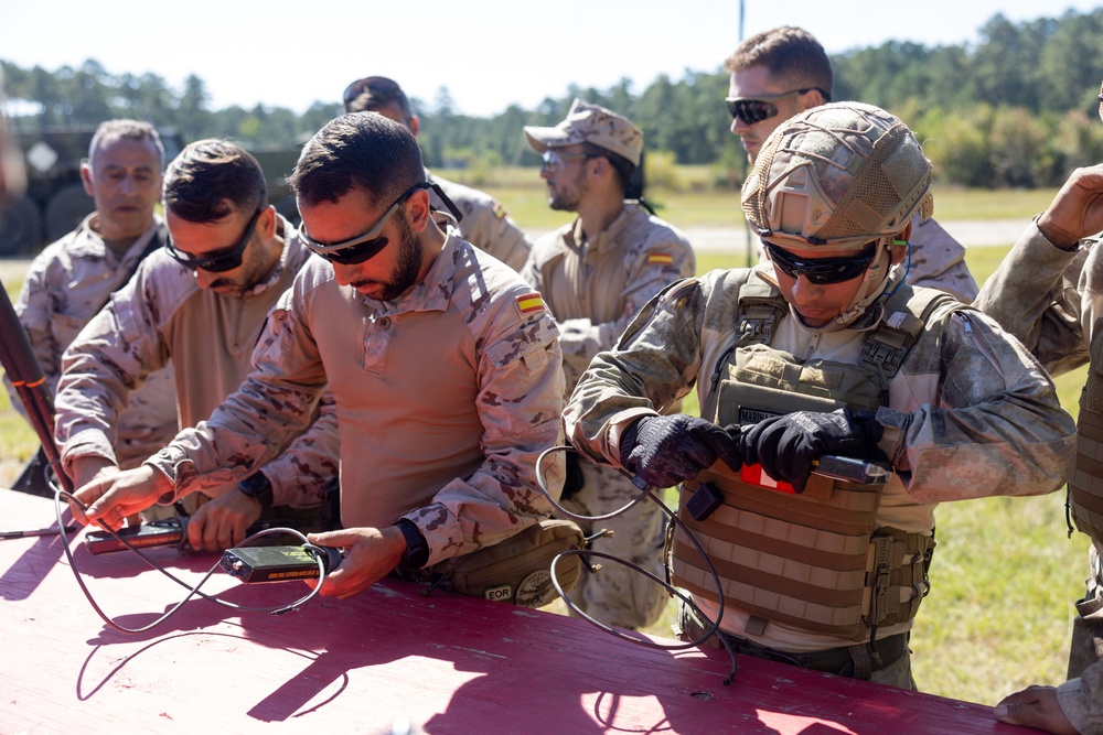 UNITAS 2025 | Combat Logistics Battalion 22 Hosts Demolition Range for Spanish and Peruvian Forces