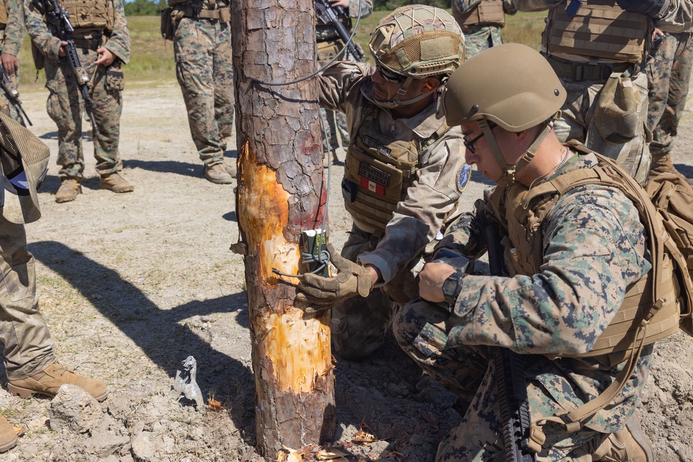UNITAS 2025 | Combat Logistics Battalion 22 Hosts Demolition Range for Spanish and Peruvian Forces