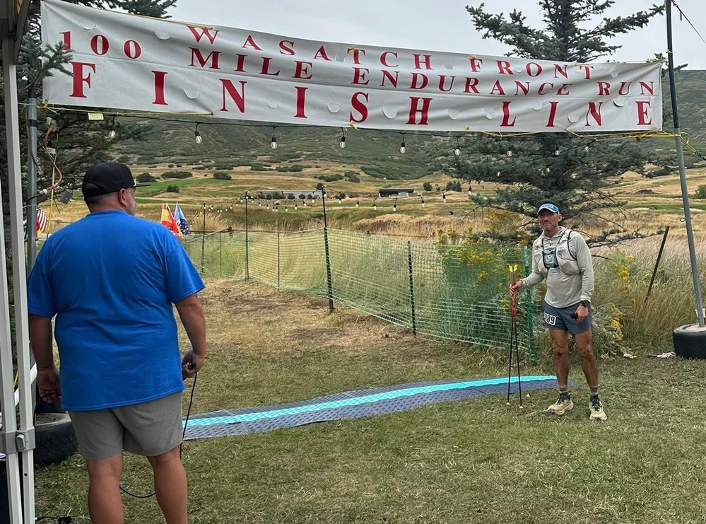 At the finish