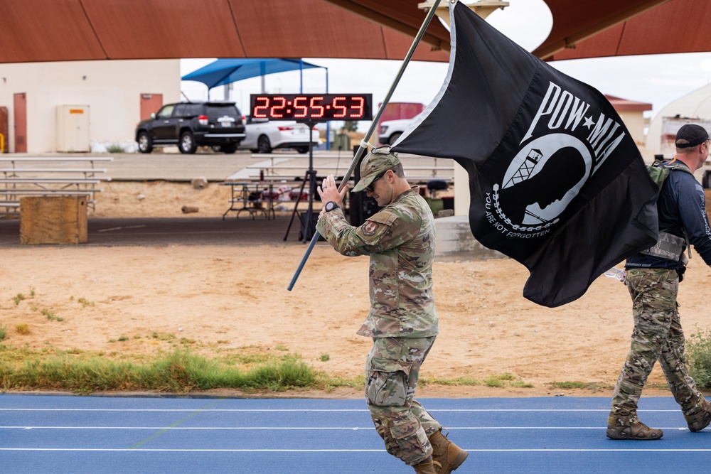 Edwards AFB conducts POW/MIA ruck march