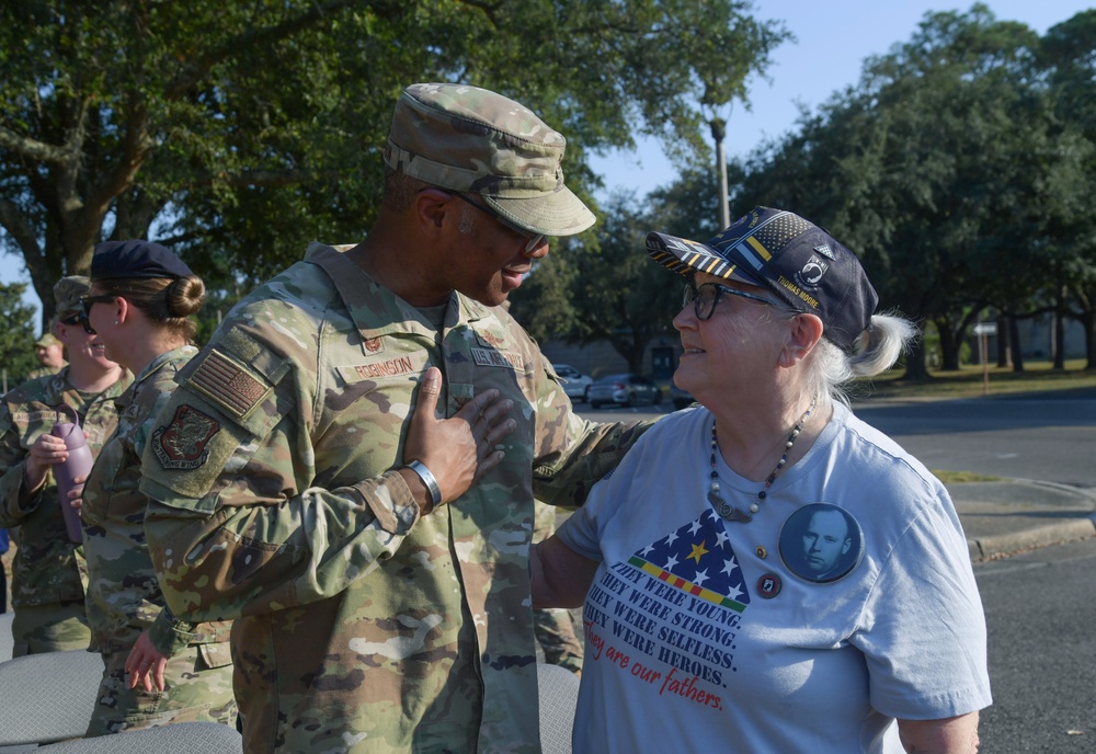 Keesler pays tribute to POW/MIA with retreat ceremony