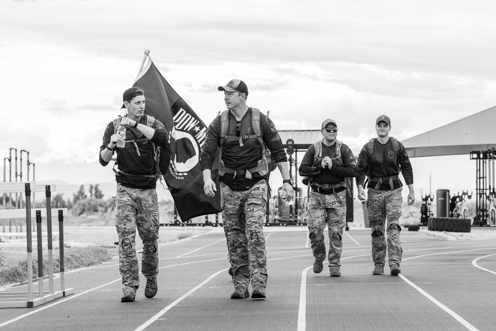 Edwards AFB conducts POW/MIA ruck march