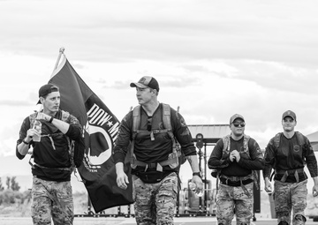 Edwards AFB conducts POW/MIA ruck march