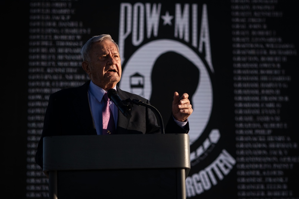 Vietnam War veteran and POW, Bradley E. Smith inspires joint force service members