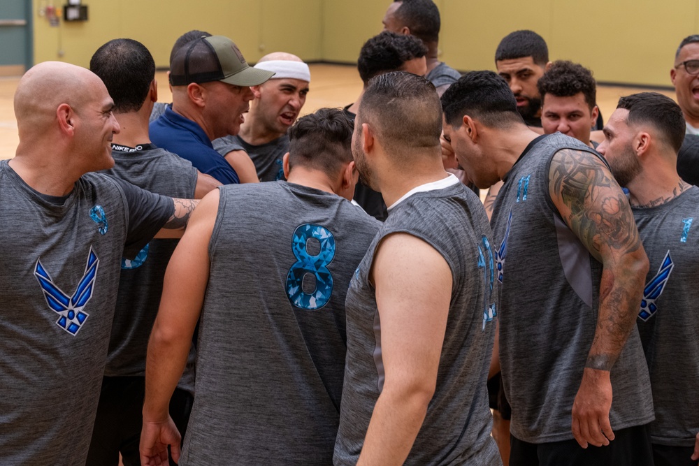 PRANG basketball team competes in Armed Forces Commander's Cup