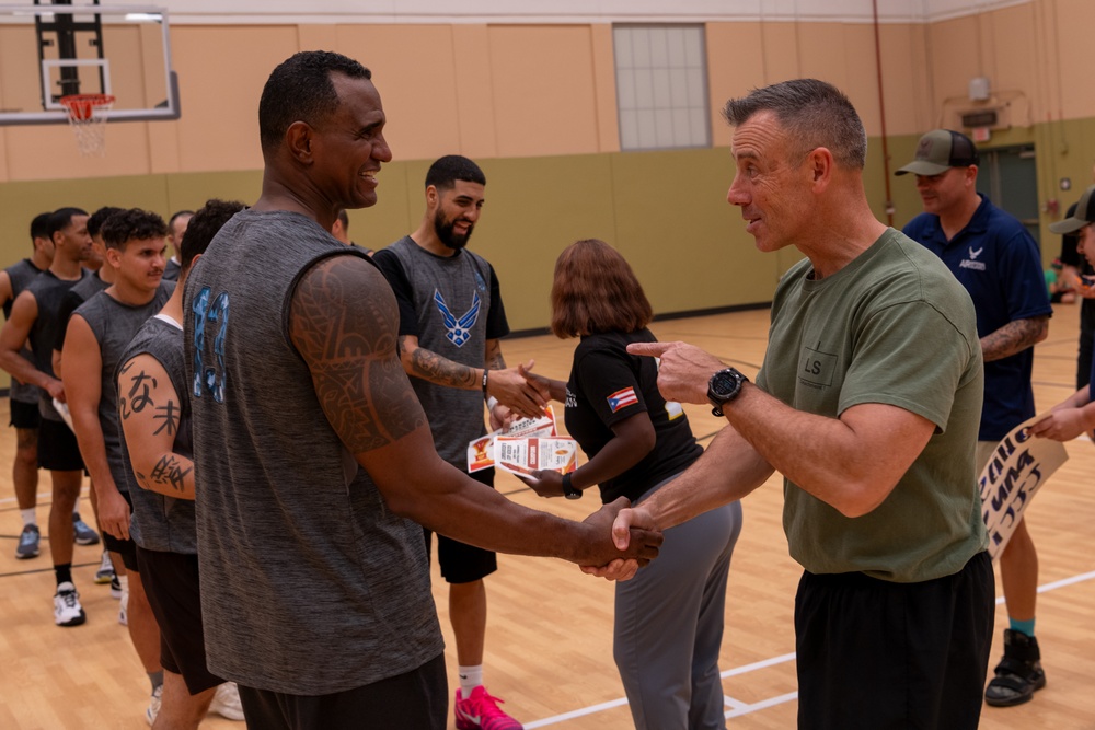 PRANG basketball team competes in Armed Forces Commander's Cup