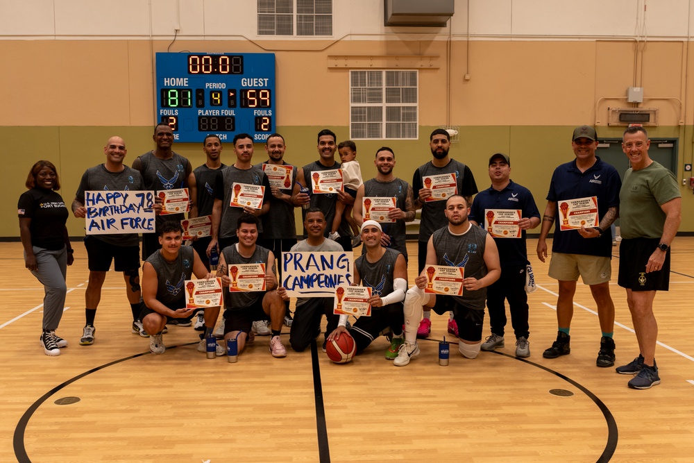 PRANG basketball team competes in Armed Forces Commander's Cup