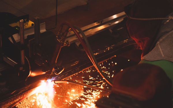 Ronald Reagan Sailors Stand Fire Watch as the Shipyard Works