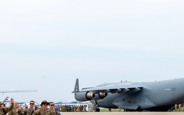 The 145th AW welcomes home Airmen after first C-17 deployment