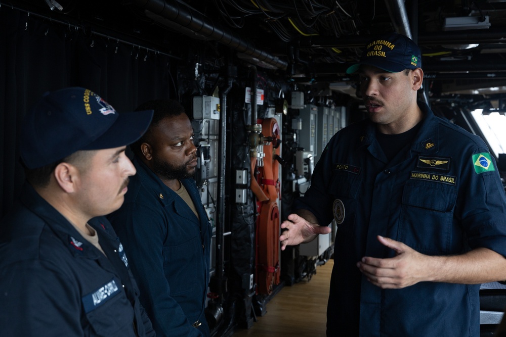UNITAS 2025 Ships' Formation Photo Exercise - Behind the Scenes Aboard USS Cooperstown