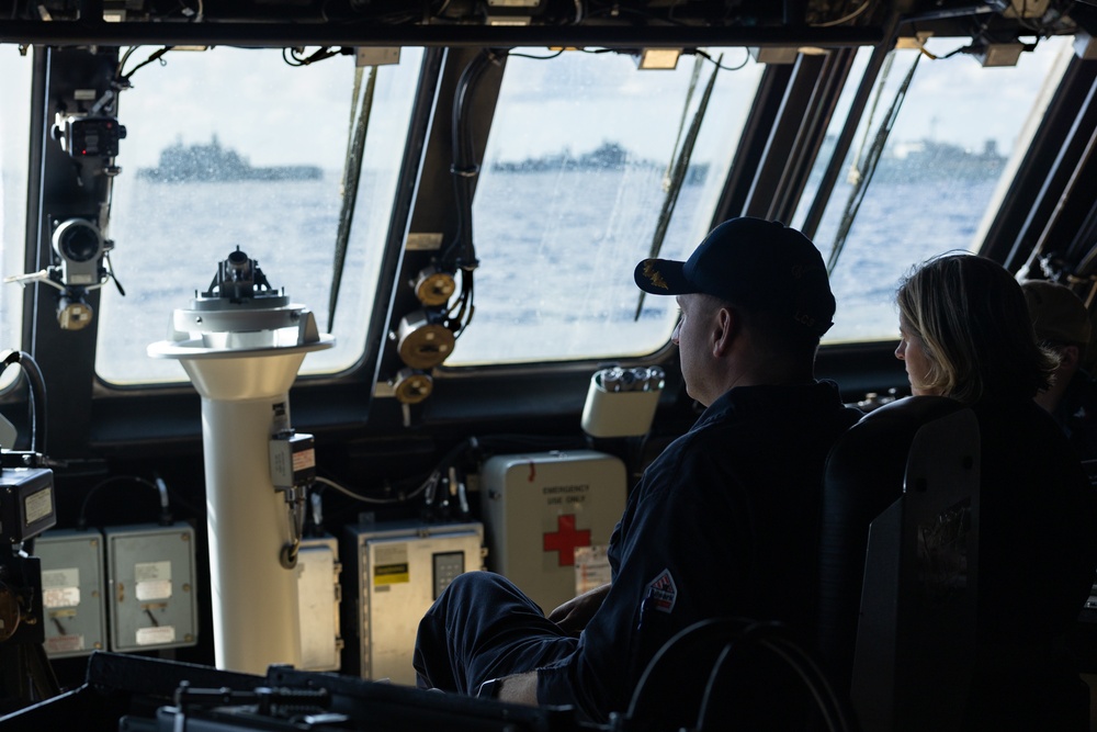 UNITAS 2025 Ships' Formation Photo Exercise - Behind the Scenes Aboard USS Cooperstown
