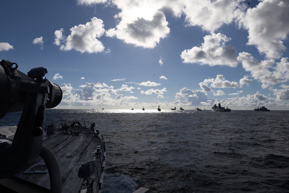 UNITAS 2025 Ships' Formation Photo Exercise - Behind the Scenes Aboard USS Cooperstown