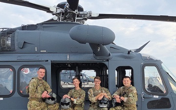 40th Helicopter Squadron conducts its first rescue with the MH-139 Grey Wolf