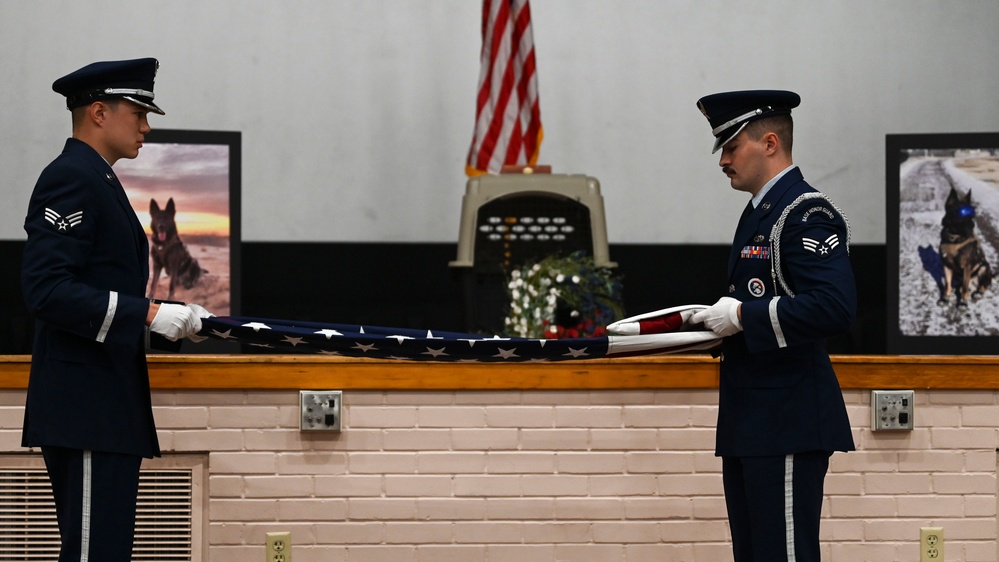 Honoring military working dog Polo
