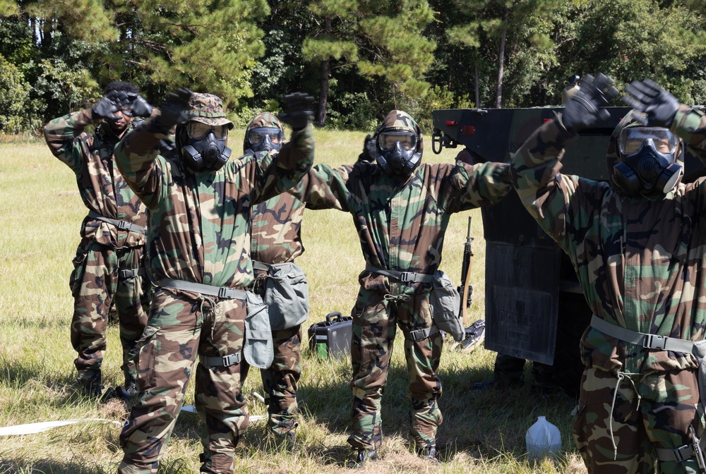 2nd Combat Readiness Regiment Conduct CBRN Drills During REGFEX