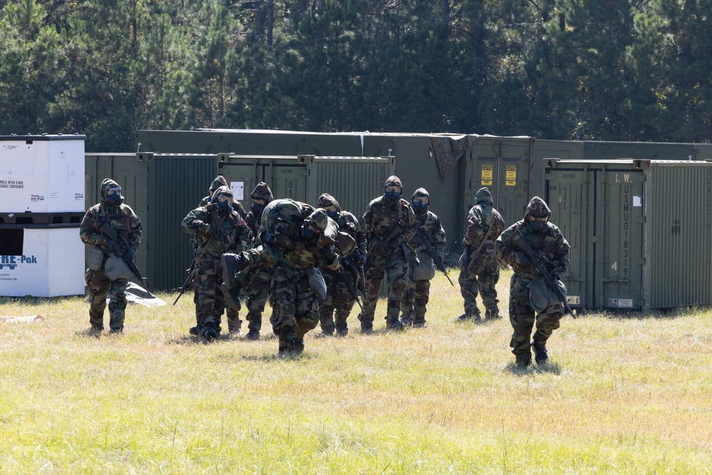 2nd Combat Readiness Regiment Conduct CBRN Drills During REGFEX