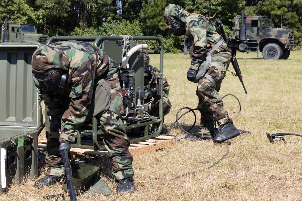 2nd Combat Readiness Regiment Conduct CBRN Drills During REGFEX
