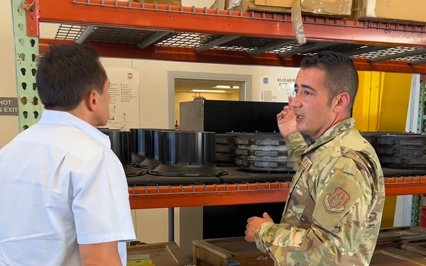 940 ARW Honorary Commander Receives Tour by MXG