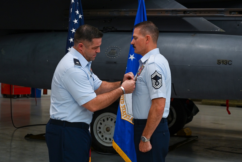 SMSgt. DeVelbiss Retirement Ceremony
