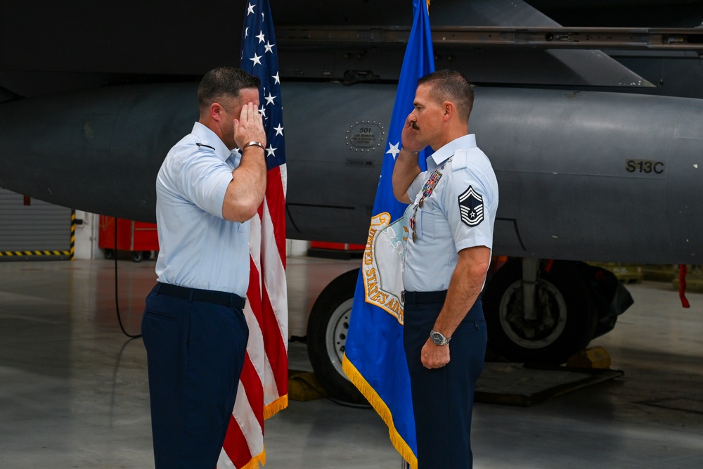SMSgt. DeVelbiss Retirement Ceremony
