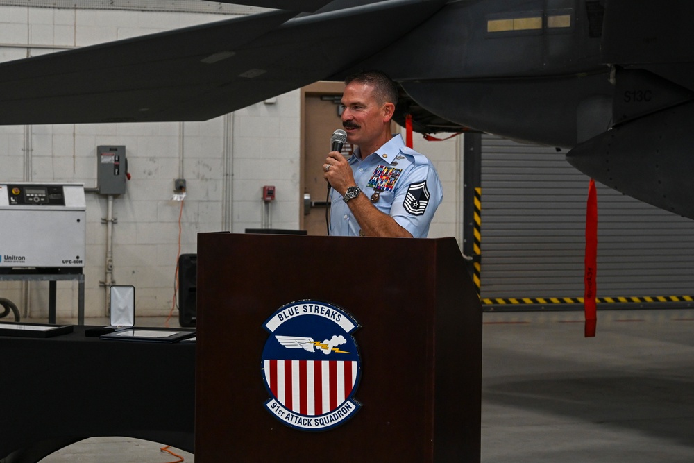 SMSgt. DeVelbiss Retirement Ceremony