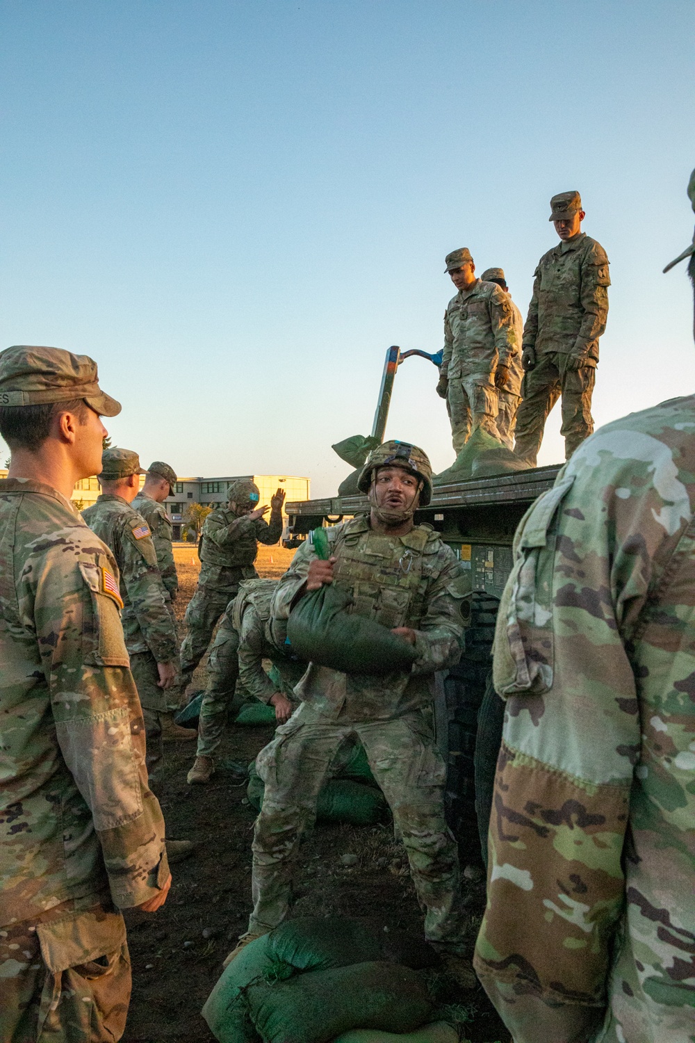 7th Infantry Division Soldiers Participate in Land Navigation during ESB testing