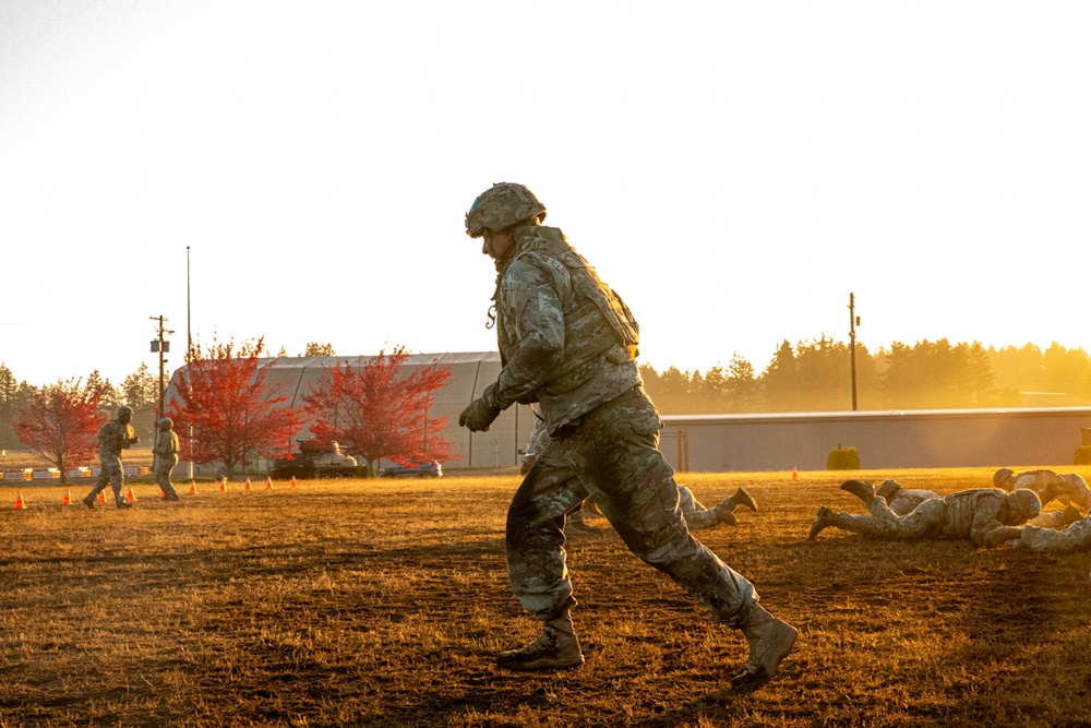7th Infantry Division Soldiers Participate in Land Navigation during ESB testing