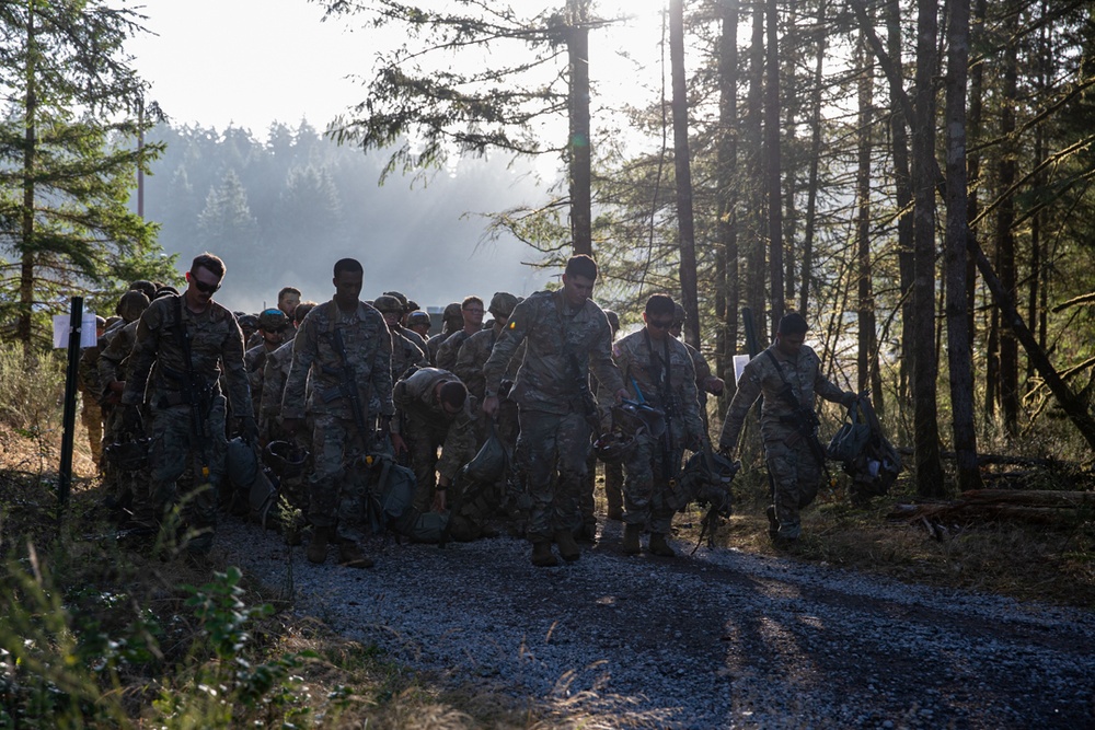 7th Infantry Division Soldiers Participate in Land Navigation during ESB testing
