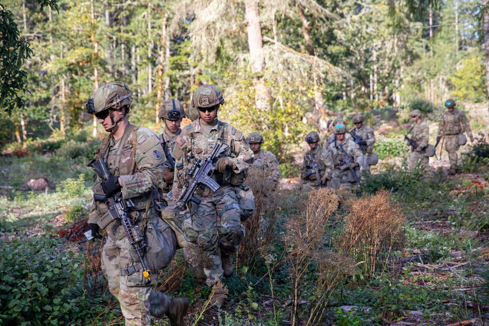 7th Infantry Division Soldiers Participate in Land Navigation during ESB testing