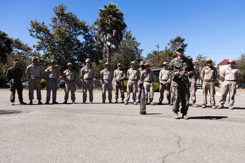 FSB, 11th Marines hold company fire support team competition