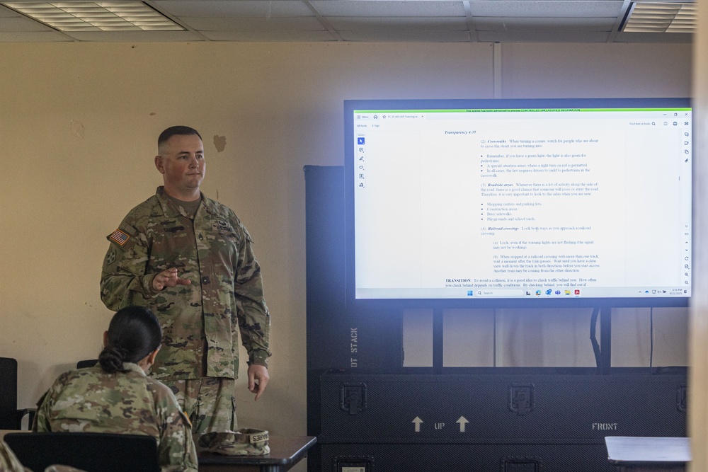 75 FA BDE Drivers Training Course