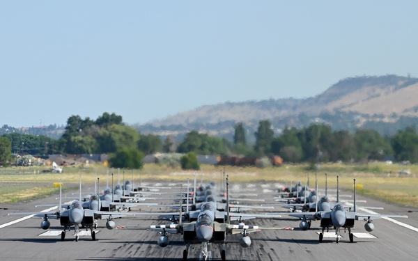 Kingsley Field's Inaugural Elephant Walk