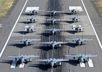 Kingsley Field's Inaugural Elephant Walk